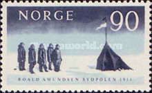 Norwegian flag at the South Pole