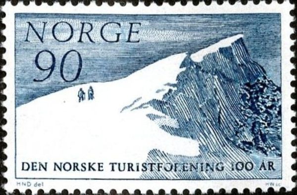 Glittertind peak in Jotunheimen National Park