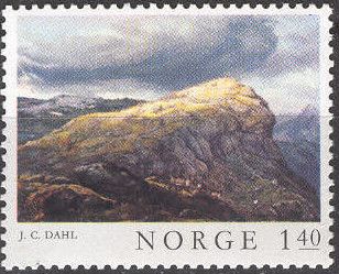 The Stugunøset in the Filefjeld (1851) by J. C. Dahl