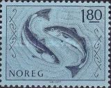 Fish hooks & Whiting (Merlangius merlangus)