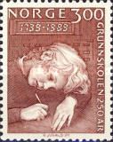 Public Primary Schools, 250th Anniv.:Child learning to write