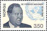 Trygve Halvdan Lie (1896-1968), 1st Secretary-General of UNO