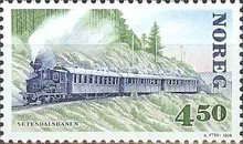 Steam train, Setesdal line