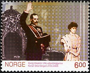 King Haakon VII Takes the Oath (1905)