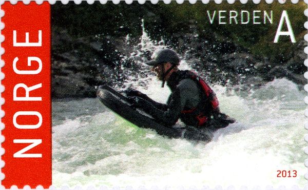 Riverboarding in Sjoa River
