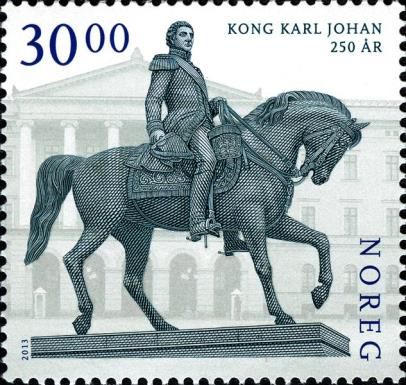 Karl-Johan Monument at the Royal Palace