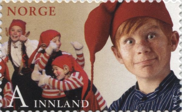Children in costumes