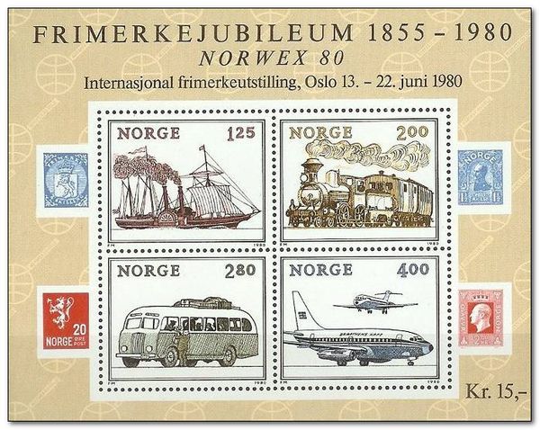 Intl. Stamp Exhibition NORWEX, 1980, Oslo