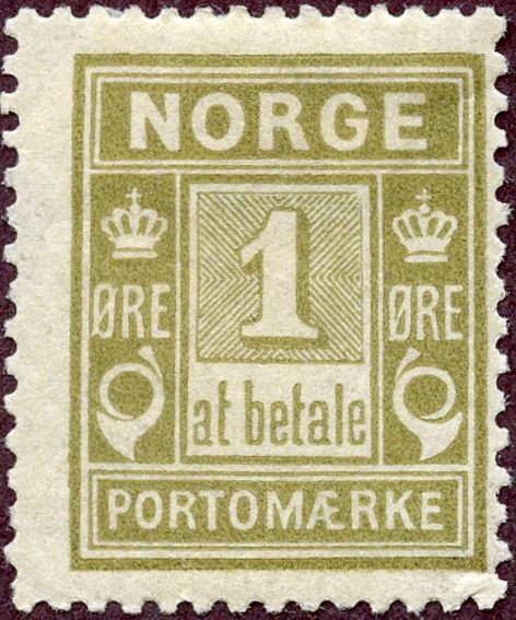 Postage Due 'At betale'