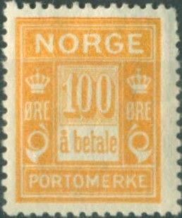 Postage due á betale