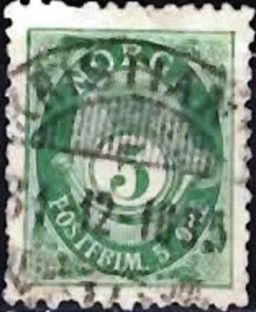 Posthorn- NORGE in Roman Capitals
