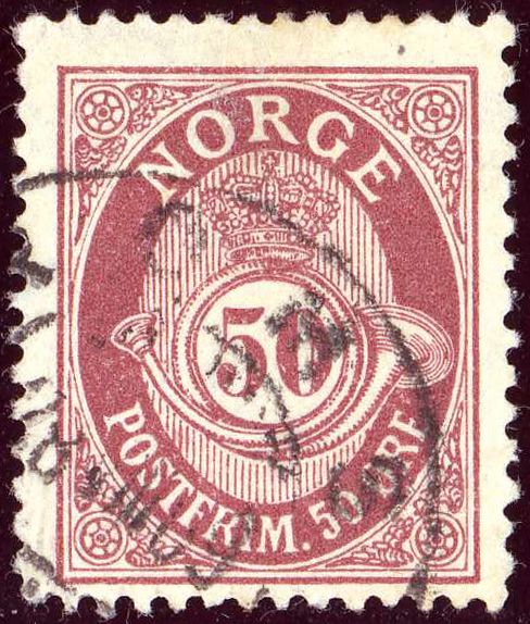 Posthorn- NORGE in Roman Capitals