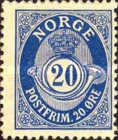 Posthorn- NORGE in Roman Capitals