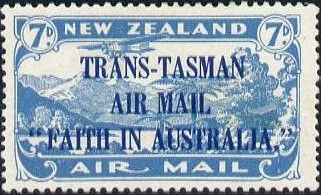 Trans Tasman Air Mail