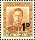 King George VI 1d Surcharge