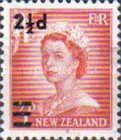 Queen Elizabeth II - 2½d on 3d Narrow Surcharge