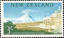 Tongariro National Park and "Grand Chateau" Hotel