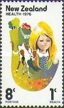 Girl and Calf