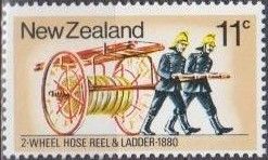 2-wheel Hose, Reel and Ladder, 1880