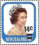 Queen Elizabeth II - Surcharged