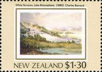 "White Terraces, Lake Rotomahana" by Charles Barraud