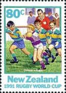 Children playing Rugby