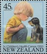Health - Boy with Puppy 45c + 5c