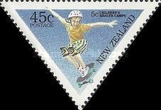 Health - Boy on Skateboard 45c + 5c