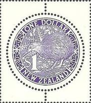 Purple Brown Kiwi (Apteryx australis)