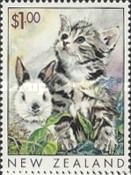Tabby kitten and Netherland Dwarf Rabbit