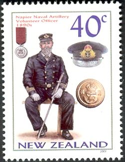 Napier Naval Artillery Volunteer Officer 1890s