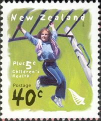 Health - Girl On Climbing Frame 40c + 5c - Coil Issue