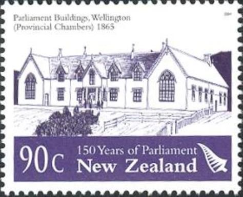 Parliament Buildings Wellington (Provincial Chambers) 1865