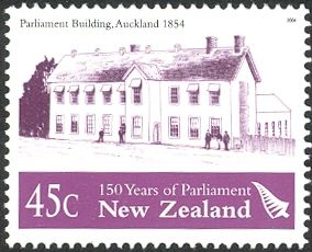 Parliament Building Auckland 1854