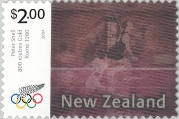 Peter Snell. 800 Metres Gold, Rome 1960