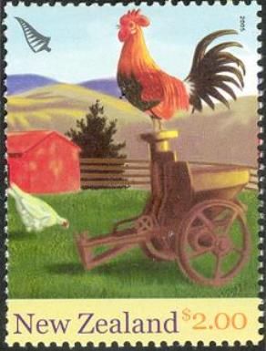 Rooster and Chicken (Gallus gallus domesticus)
