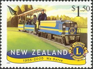 Miniature Train - 50th Anniv. of the Lions