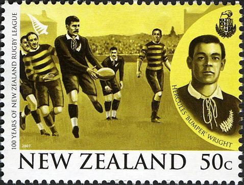 100 Years of NZ Rugby League. Hercules 'Bumper' Wright