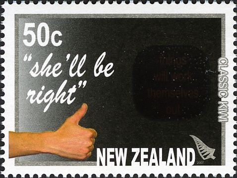 “she'll be right”