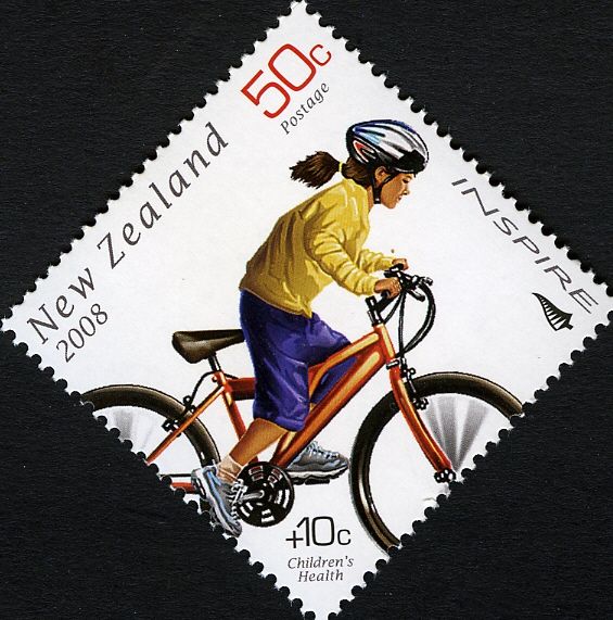 Health - Girl On Bicycle 50c + 10c
