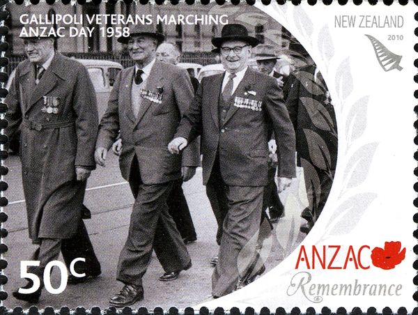 Gallipoli Veterans Marching