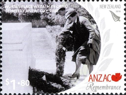 Nurses Placing Wreath in Cairo
