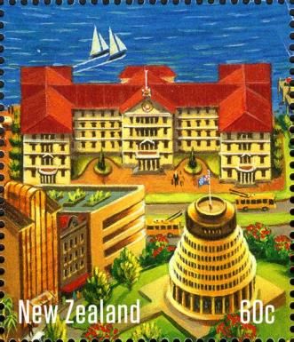 Beehive and Government Buildings Historic Reserve / Lambton