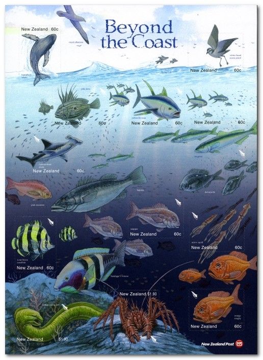 Marine Fauna mini sheet