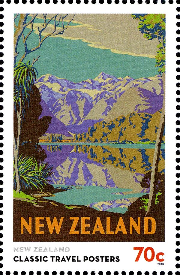 New Zealand (lake and mountains)