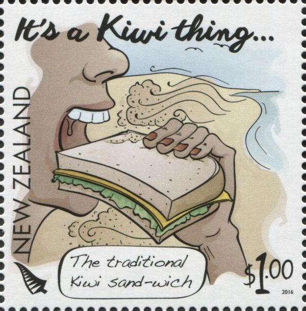The traditional Kiwi sand-wich