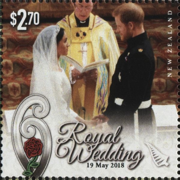 Prince Harry and Meghan Markle in the chapel