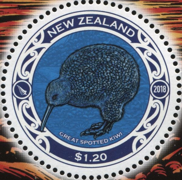 Great Spotted Kiwi (Apteryx haastii)