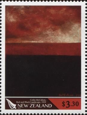 Red and Black Landscape