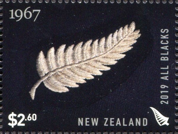 New Zealand All Blacks Emblem From 1967